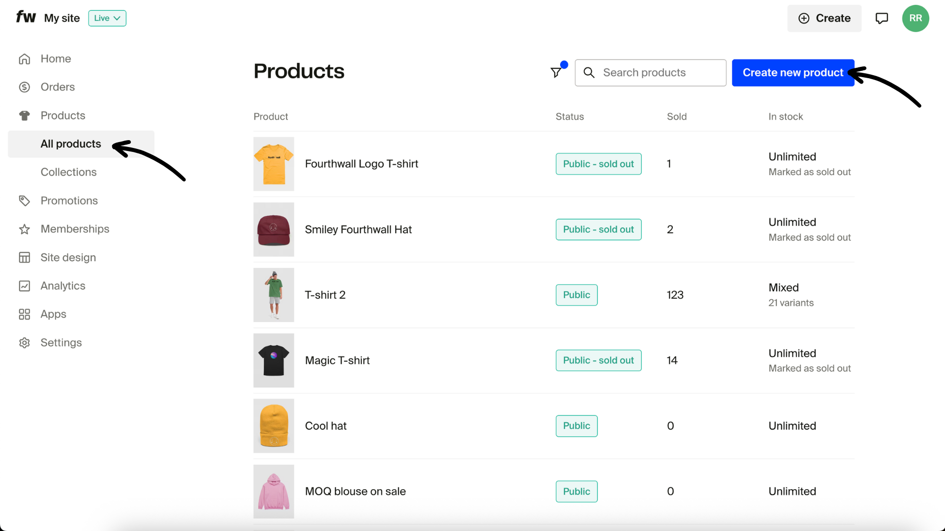 All products - Create new product.png