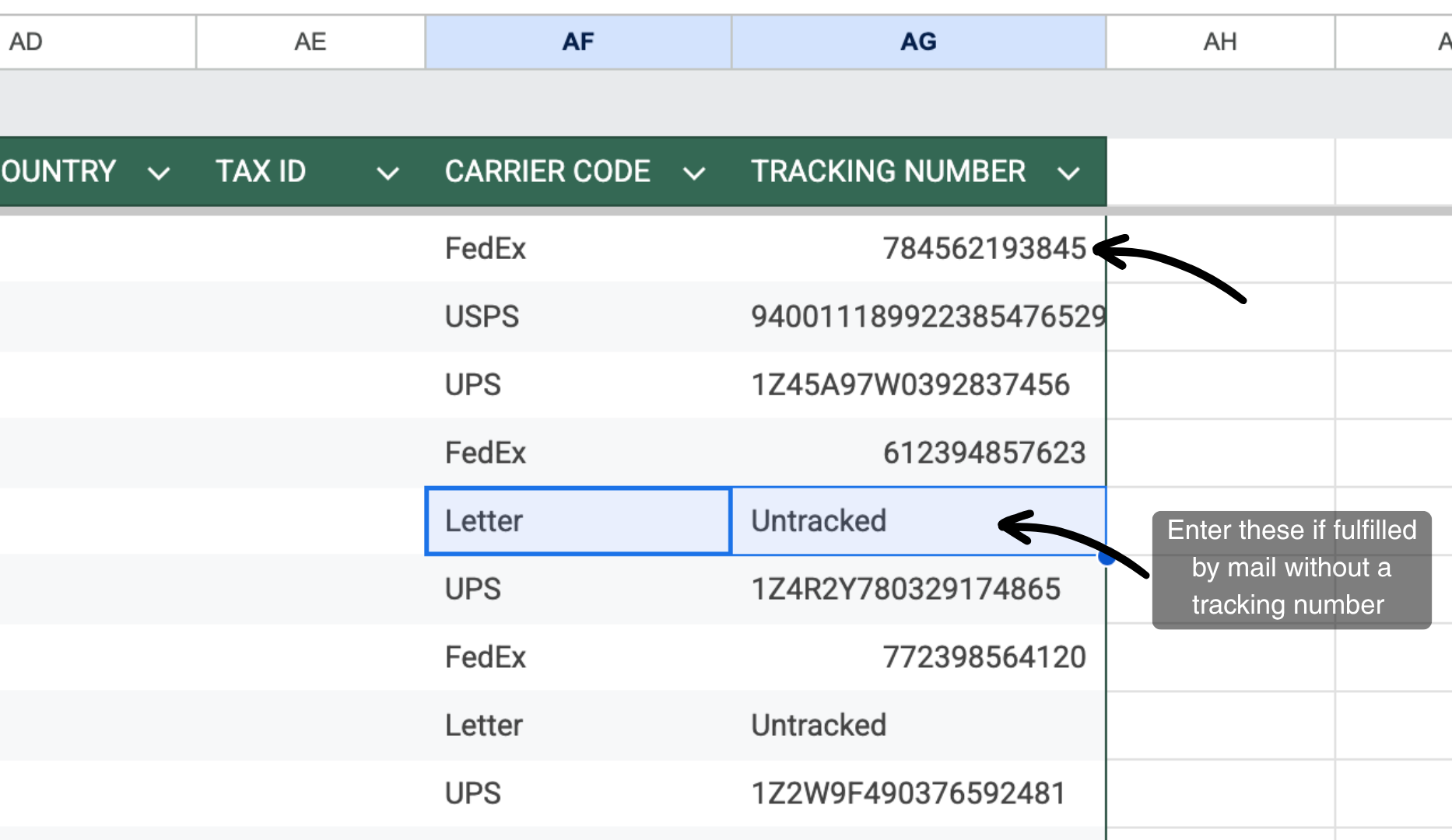 Enter carrier codes and tracking numbers.png